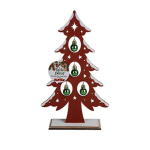 Christmas Table Décor Wooden Tree & Bells 30cm Christmas Table Décor Wooden Tree & Bells 30cm